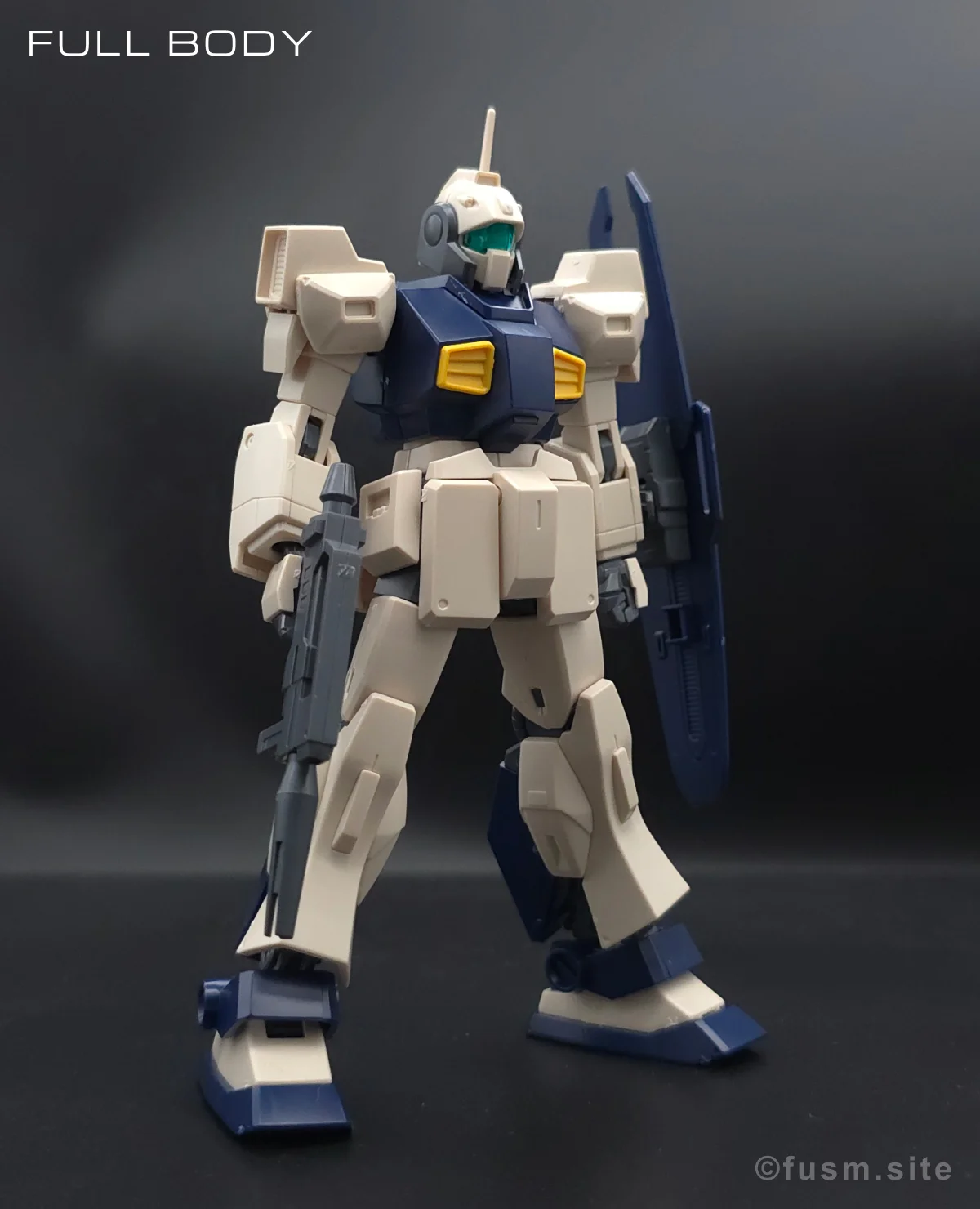 HGUC MSA-003 ネモ(ユニコーンデザートカラーVer.) レビュー 多角的に見た全体の外観・素組み 16