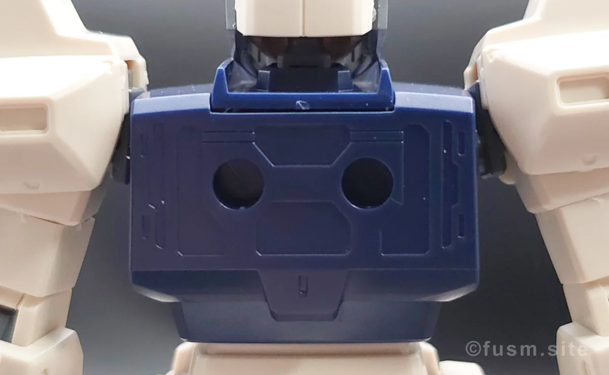 HGUC MSA-003 ネモ(ユニコーンデザートカラーVer.) レビュー 胴体ディテール 03