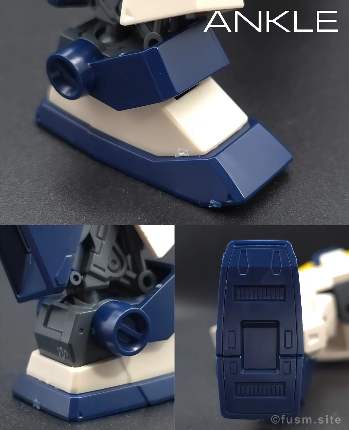HGUC MSA-003 ネモ(ユニコーンデザートカラーVer.) レビュー 脚部ディテール 02