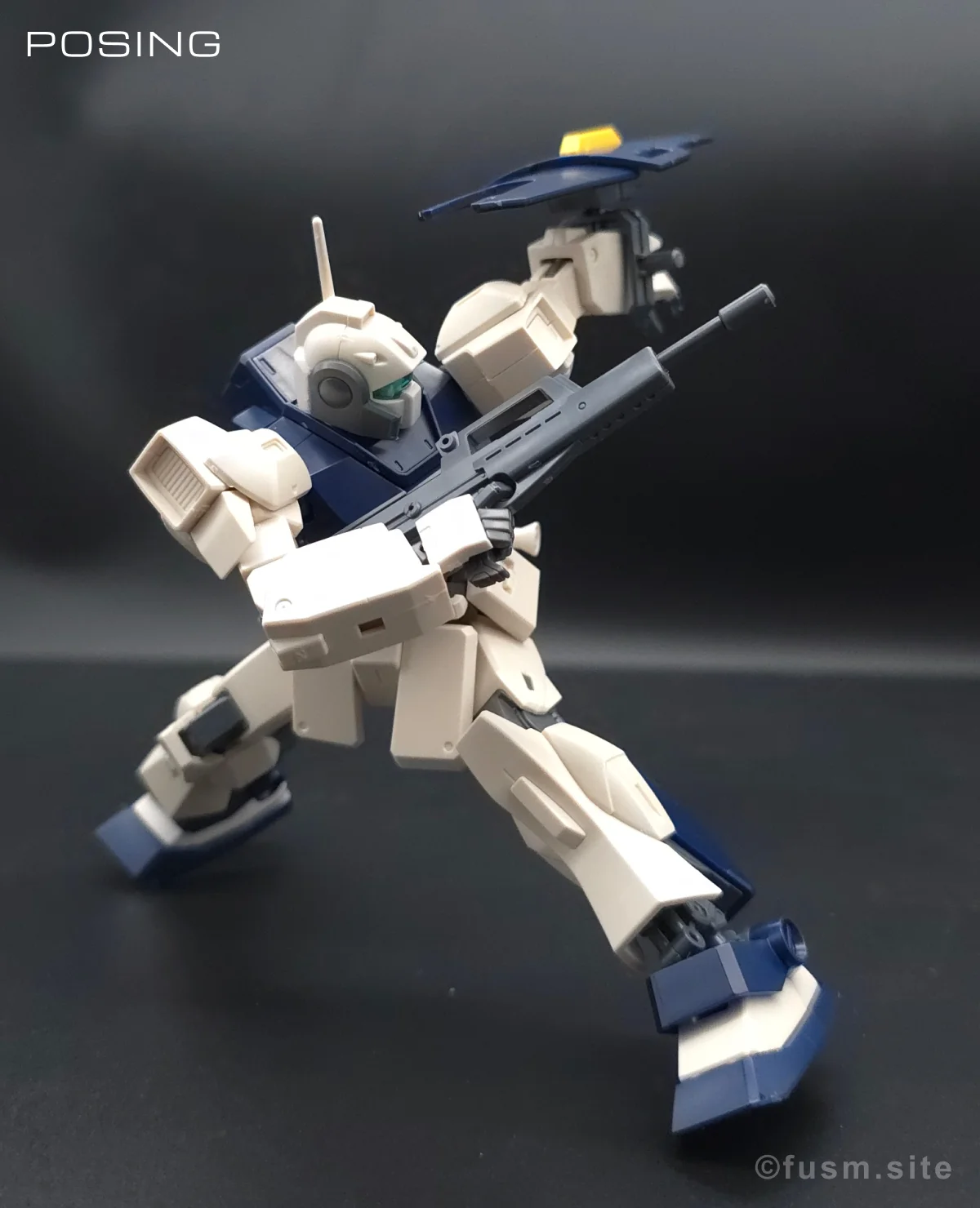 HGUC MSA-003 ネモ(ユニコーンデザートカラーVer.) レビュー ポージング 07