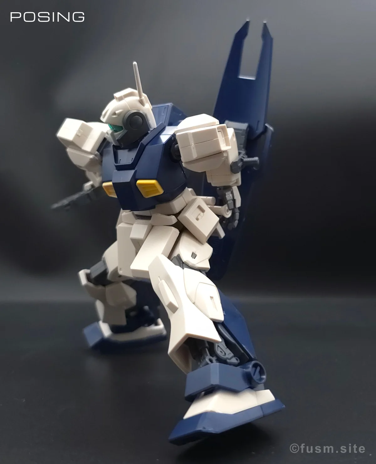 HGUC MSA-003 ネモ(ユニコーンデザートカラーVer.) レビュー ポージング 08