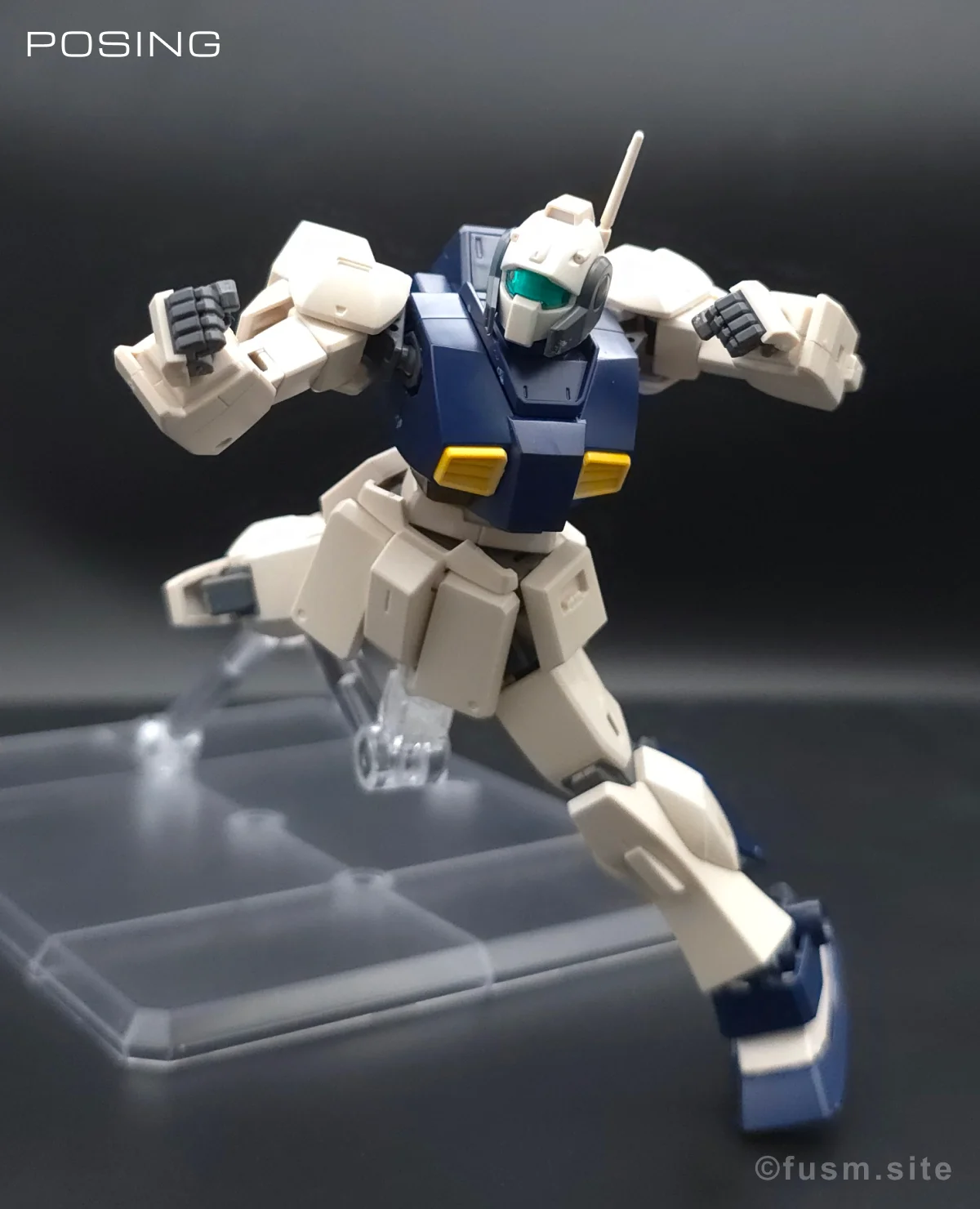 HGUC MSA-003 ネモ(ユニコーンデザートカラーVer.) レビュー ポージング 16