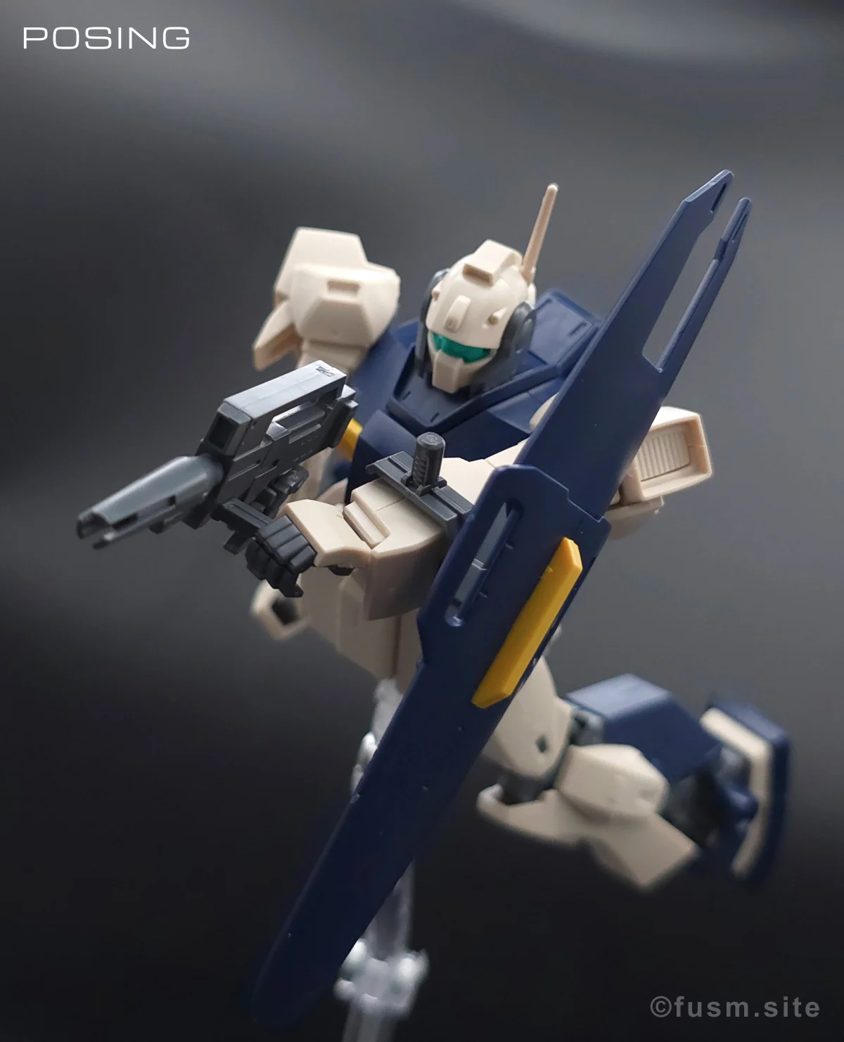 HGUC MSA-003 ネモ(ユニコーンデザートカラーVer.) レビュー ポージング 18