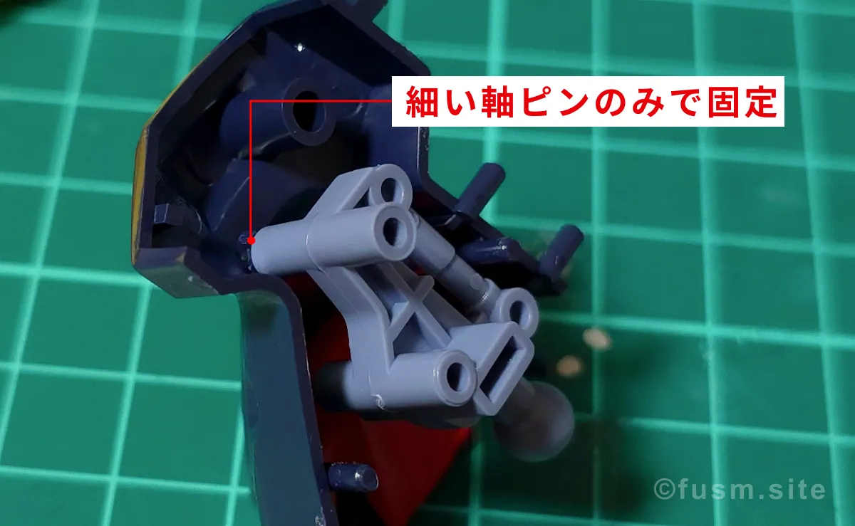HGUC リックディアス(黒) レビュー パーツ・構造・組み立て 04