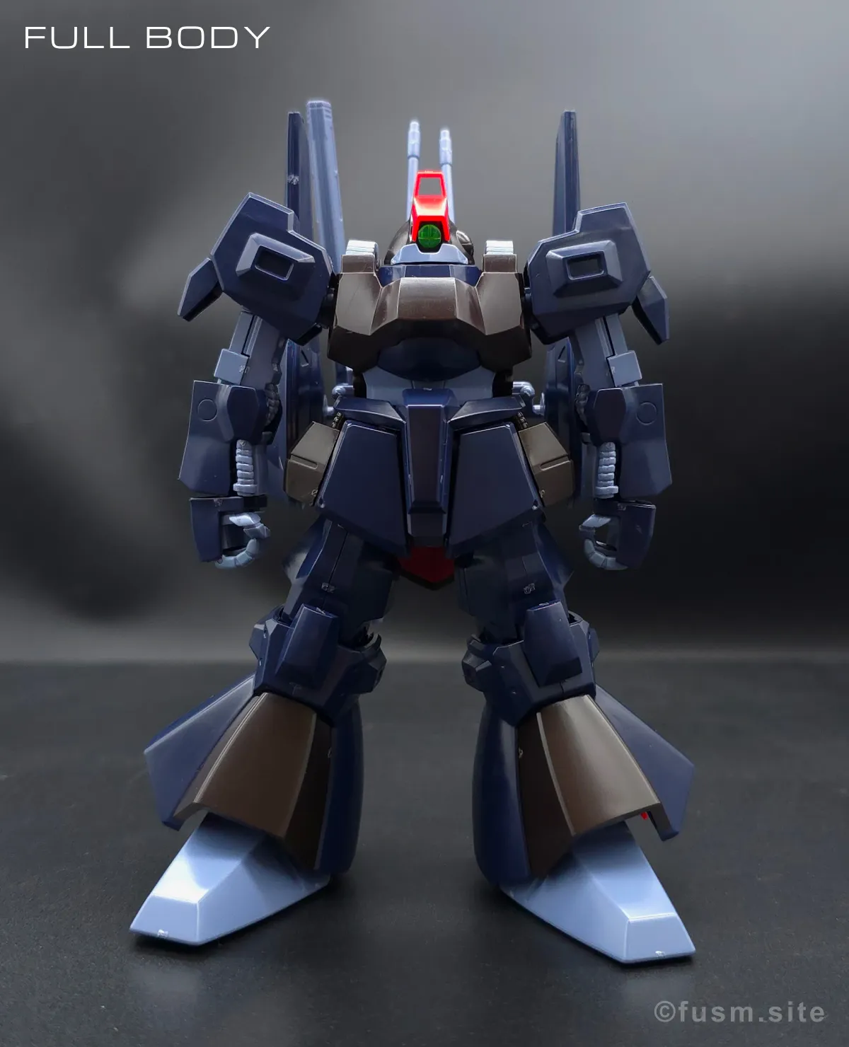 HGUC リックディアス(黒) レビュー 多角的に見た全体の外観・素組み 02