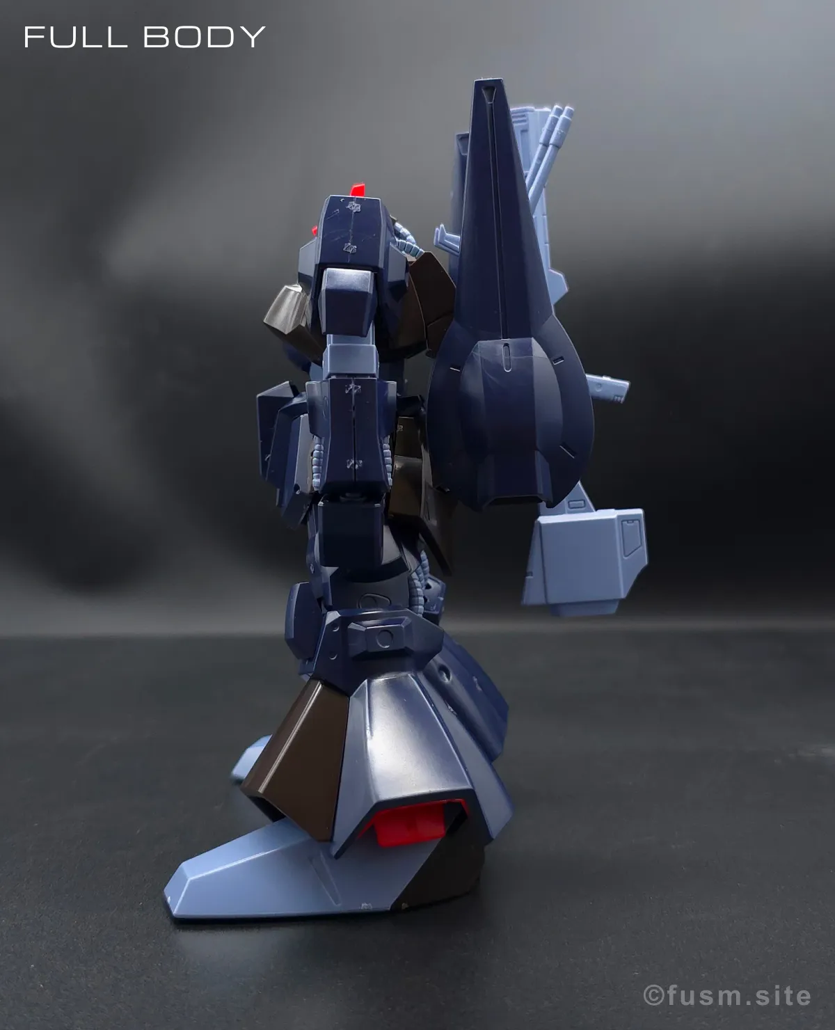 HGUC リックディアス(黒) レビュー 多角的に見た全体の外観・素組み 04