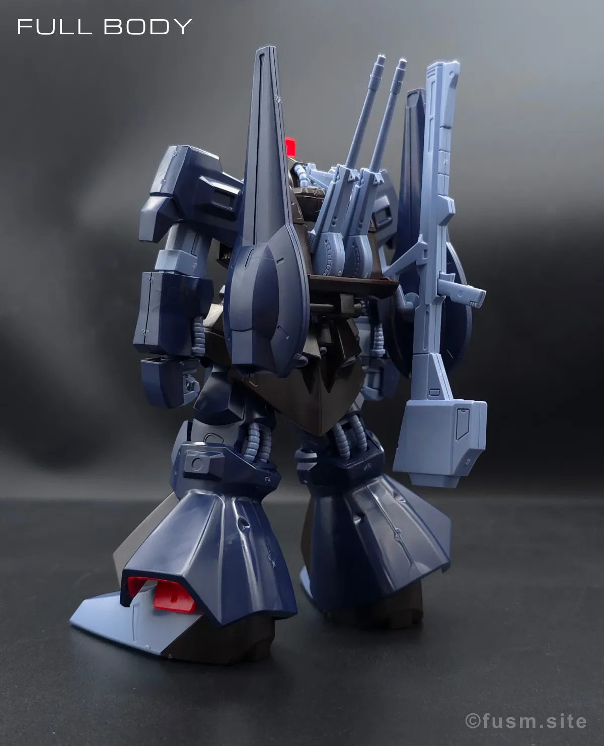 HGUC リックディアス(黒) レビュー 多角的に見た全体の外観・素組み 05