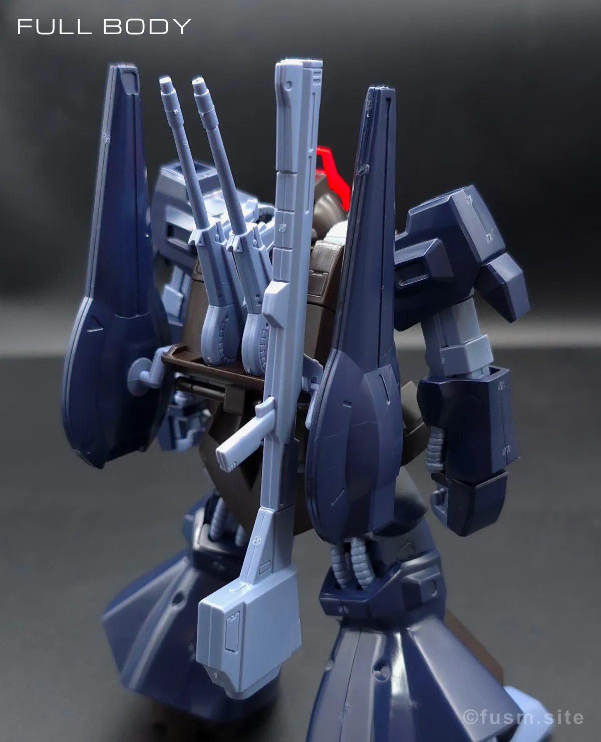 HGUC リックディアス(黒) レビュー 多角的に見た全体の外観・素組み 07