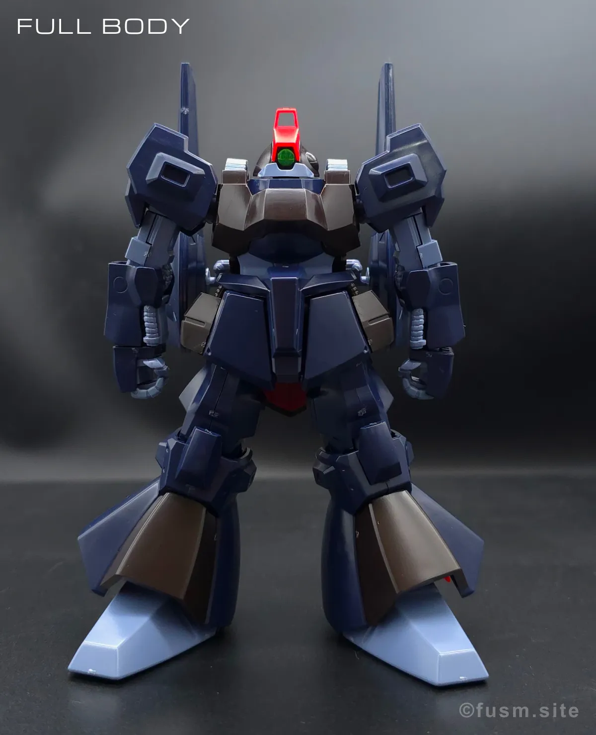 HGUC リックディアス(黒) レビュー 多角的に見た全体の外観・素組み 09