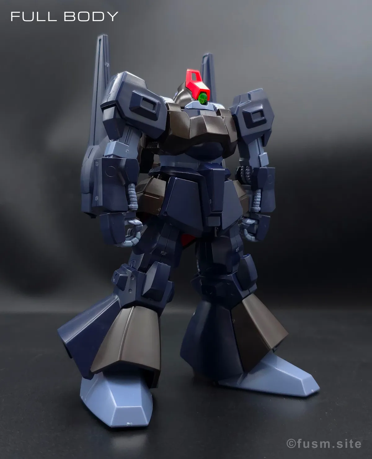 HGUC リックディアス(黒) レビュー 多角的に見た全体の外観・素組み 15