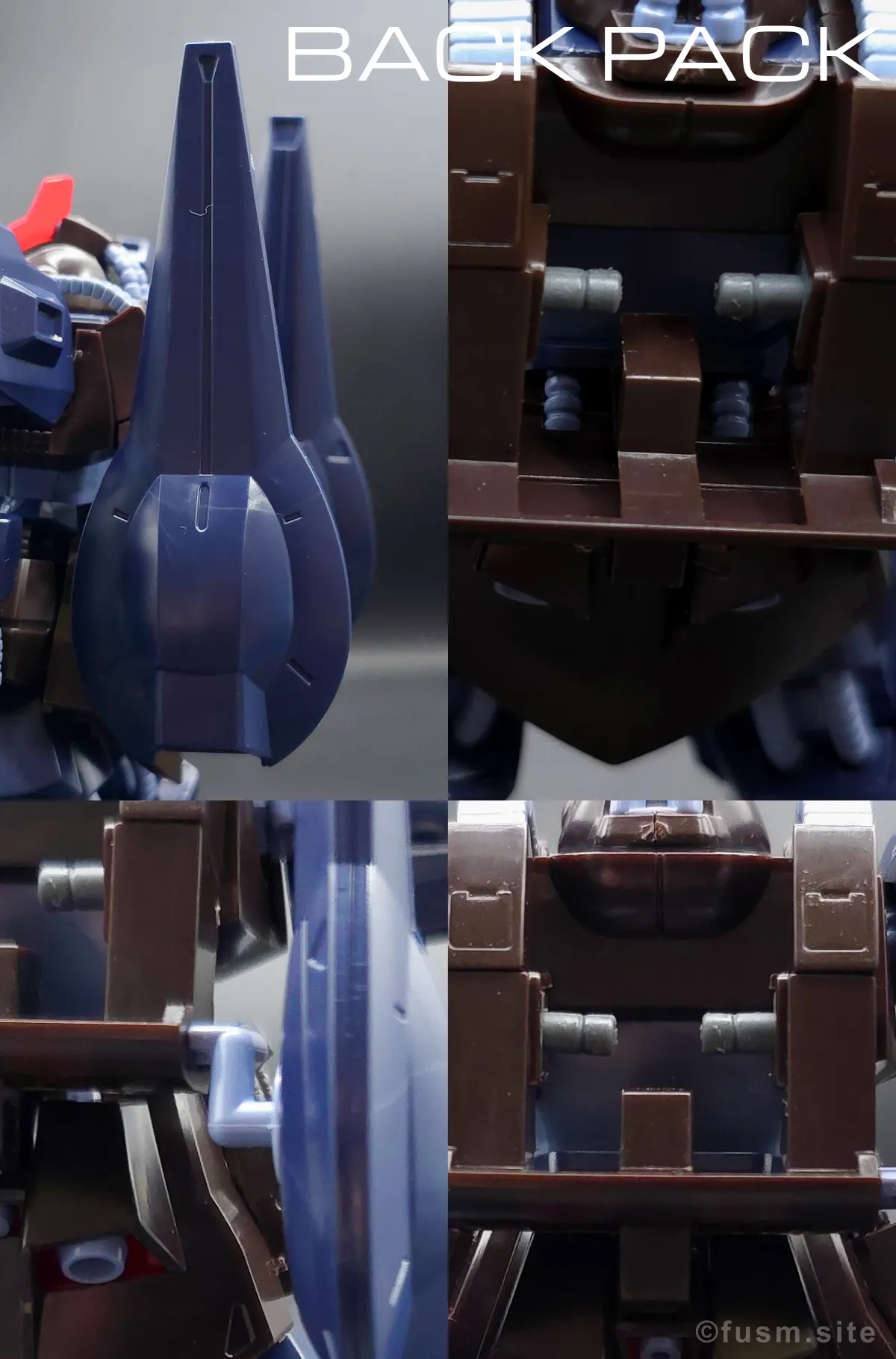 HGUC リックディアス(黒) レビュー 胴体ディテール 02