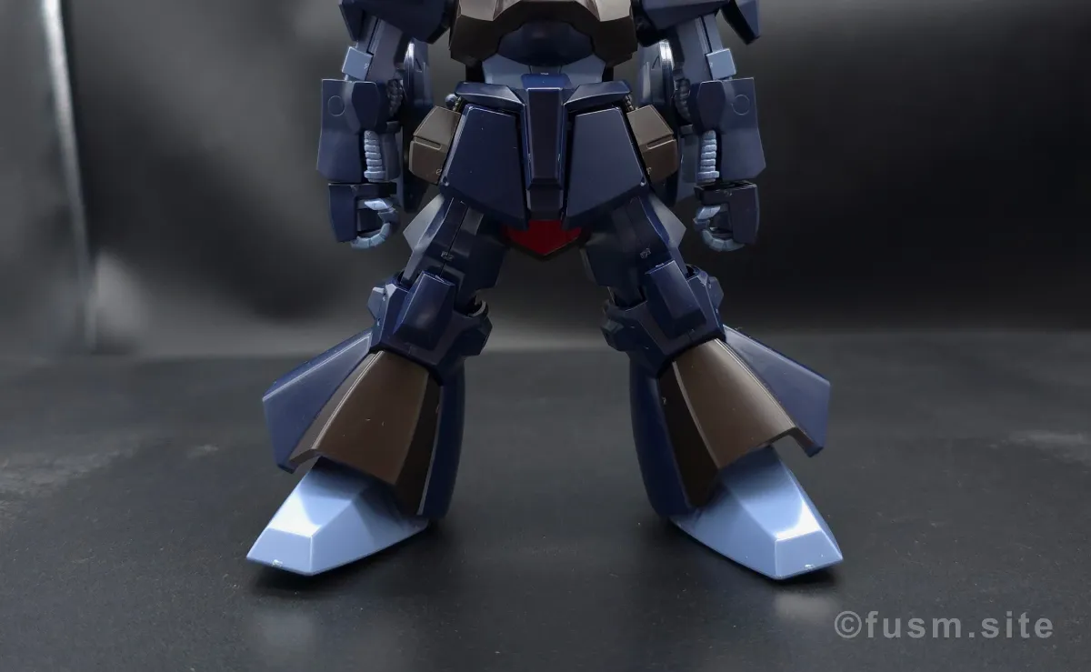 HGUC リックディアス(黒) レビュー 胴体ディテール 可動域 04