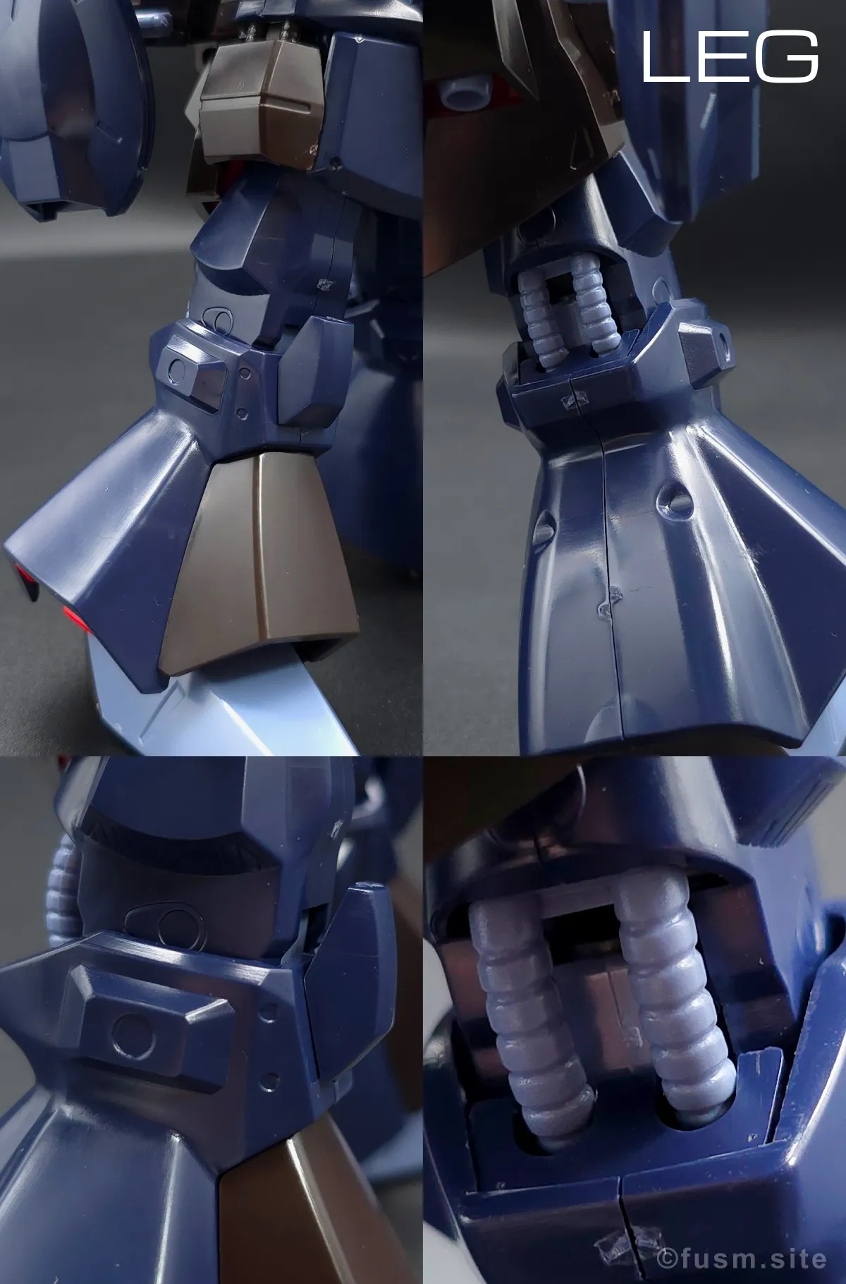 HGUC リックディアス(黒) レビュー 脚部ディテール 01