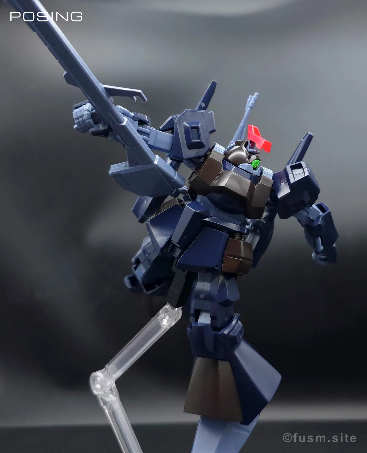 HGUC リックディアス(黒) レビュー ポージング 03