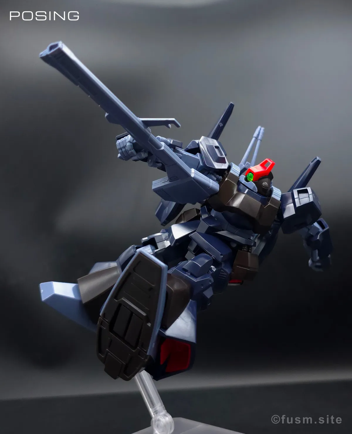HGUC リックディアス(黒) レビュー ポージング 04
