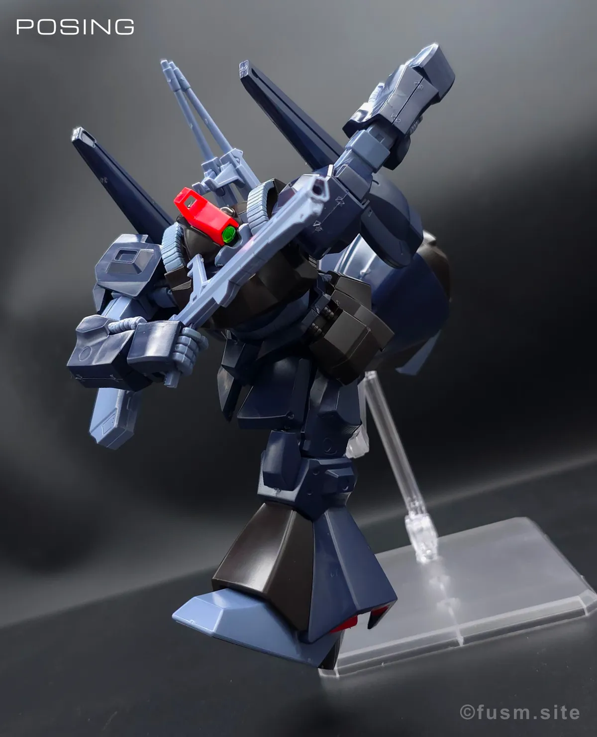 HGUC リックディアス(黒) レビュー ポージング 05