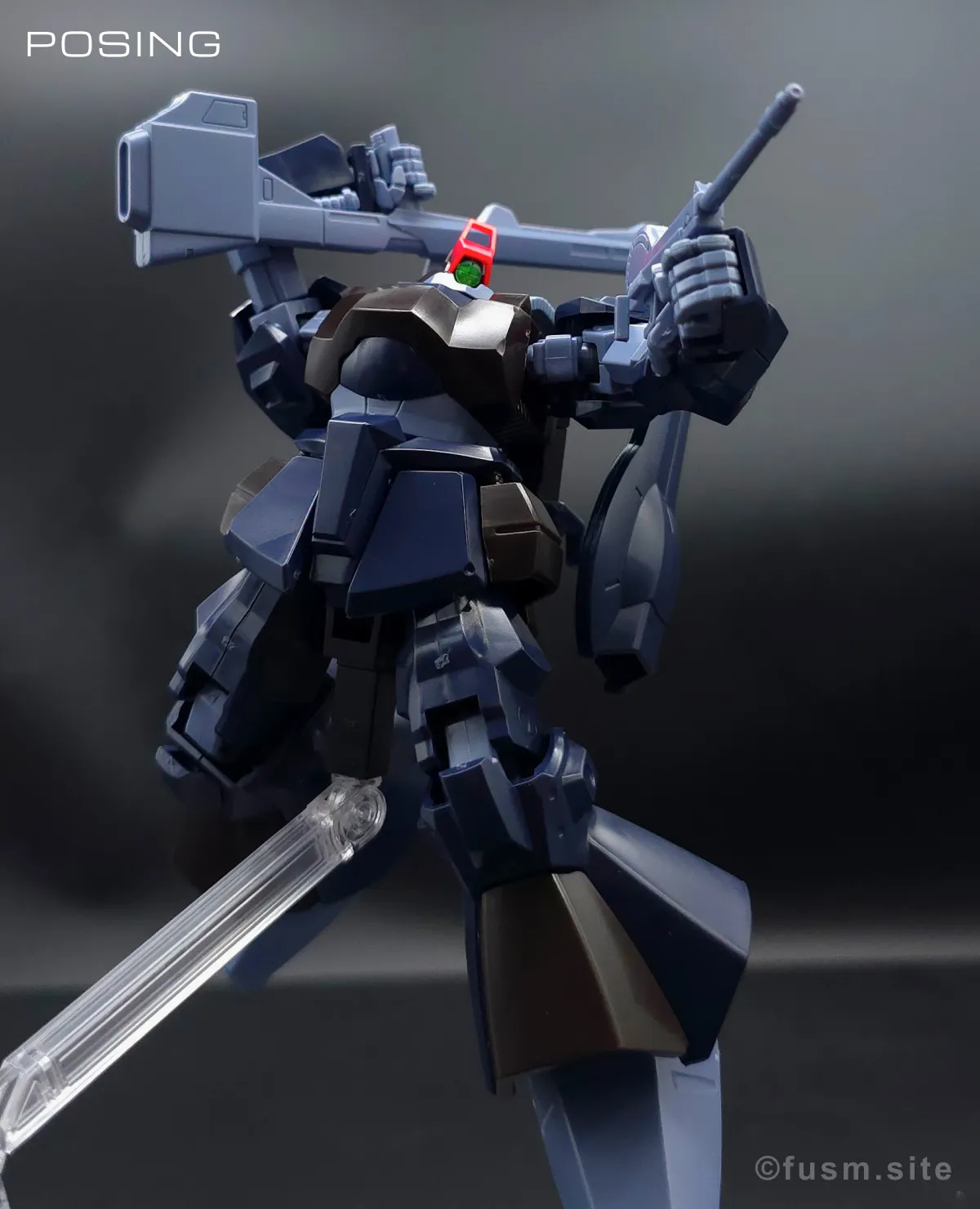 HGUC リックディアス(黒) レビュー ポージング 10