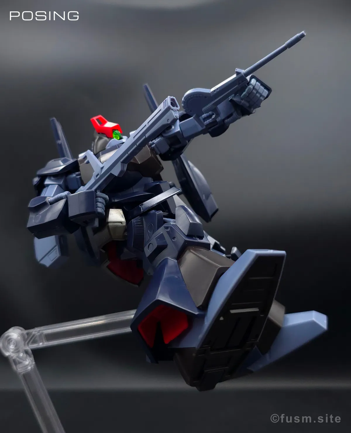 HGUC リックディアス(黒) レビュー ポージング 11