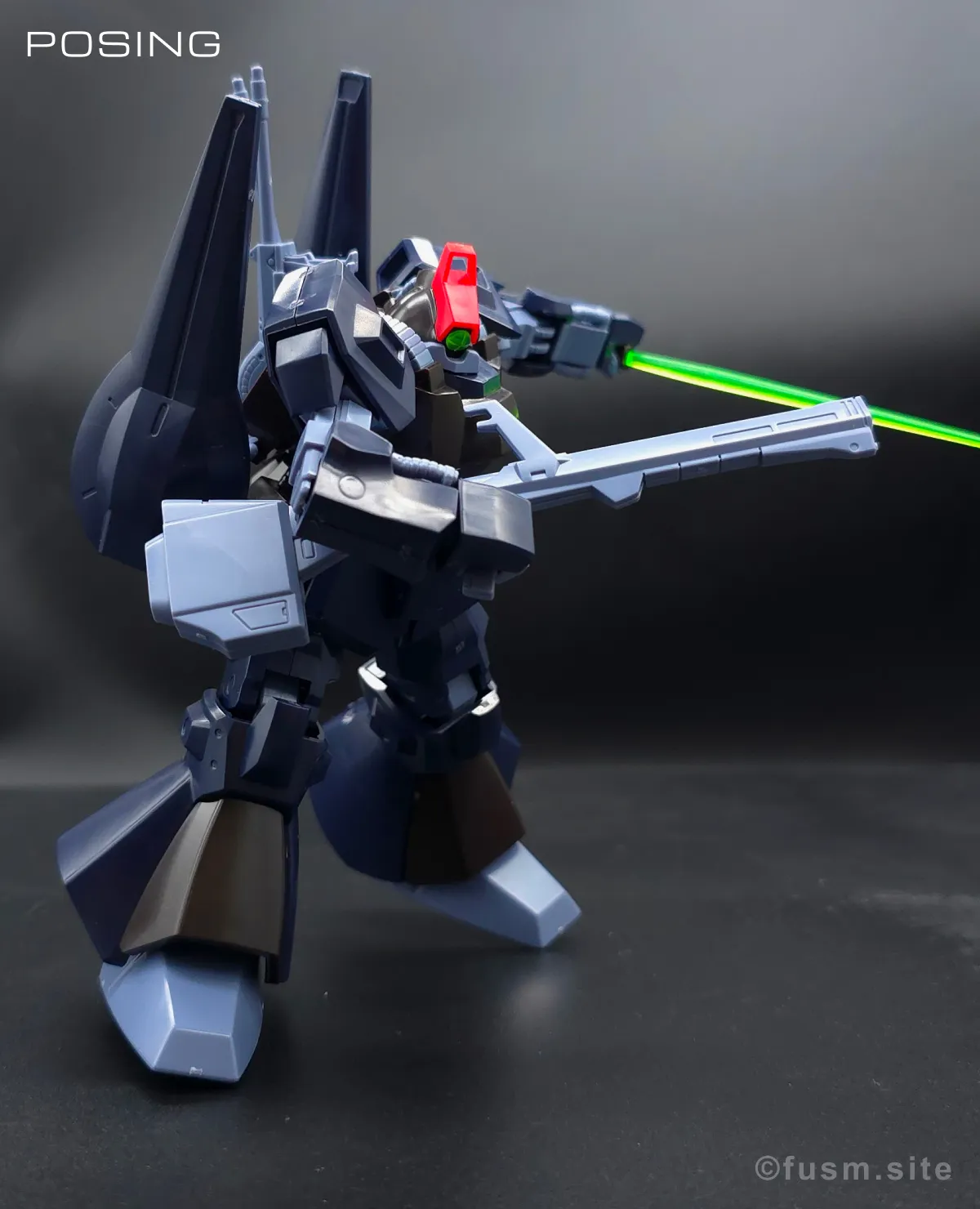 HGUC リックディアス(黒) レビュー ポージング 12