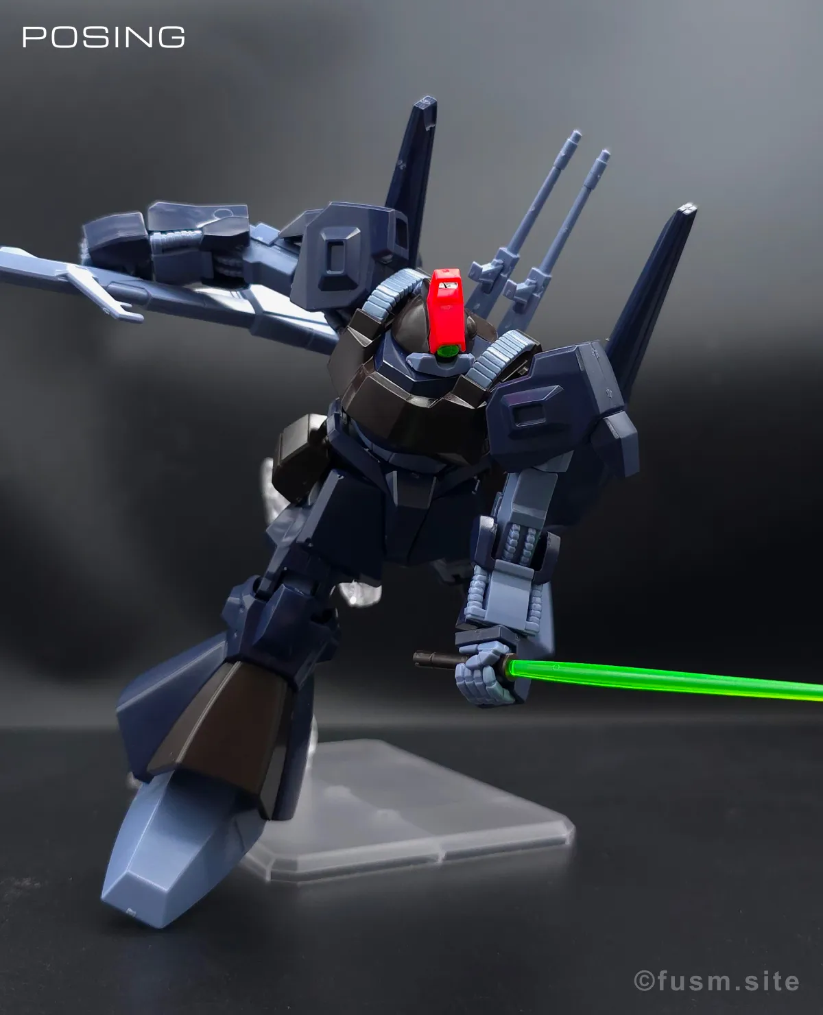 HGUC リックディアス(黒) レビュー ポージング 13