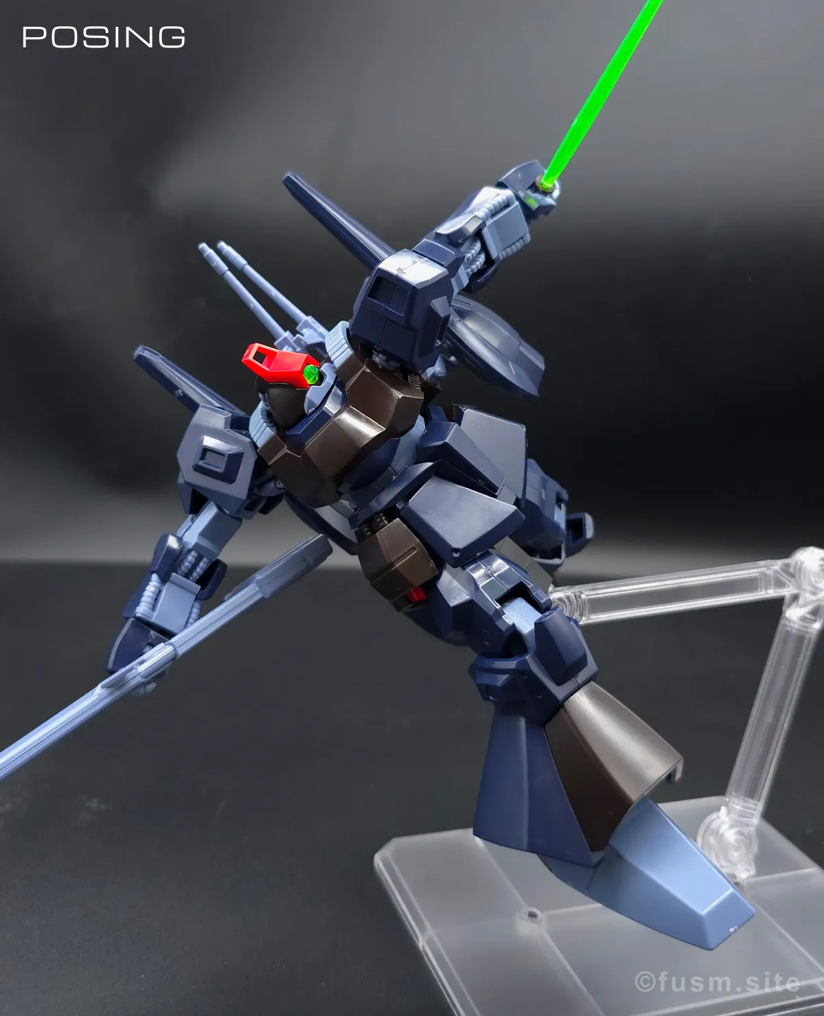 HGUC リックディアス(黒) レビュー ポージング 14