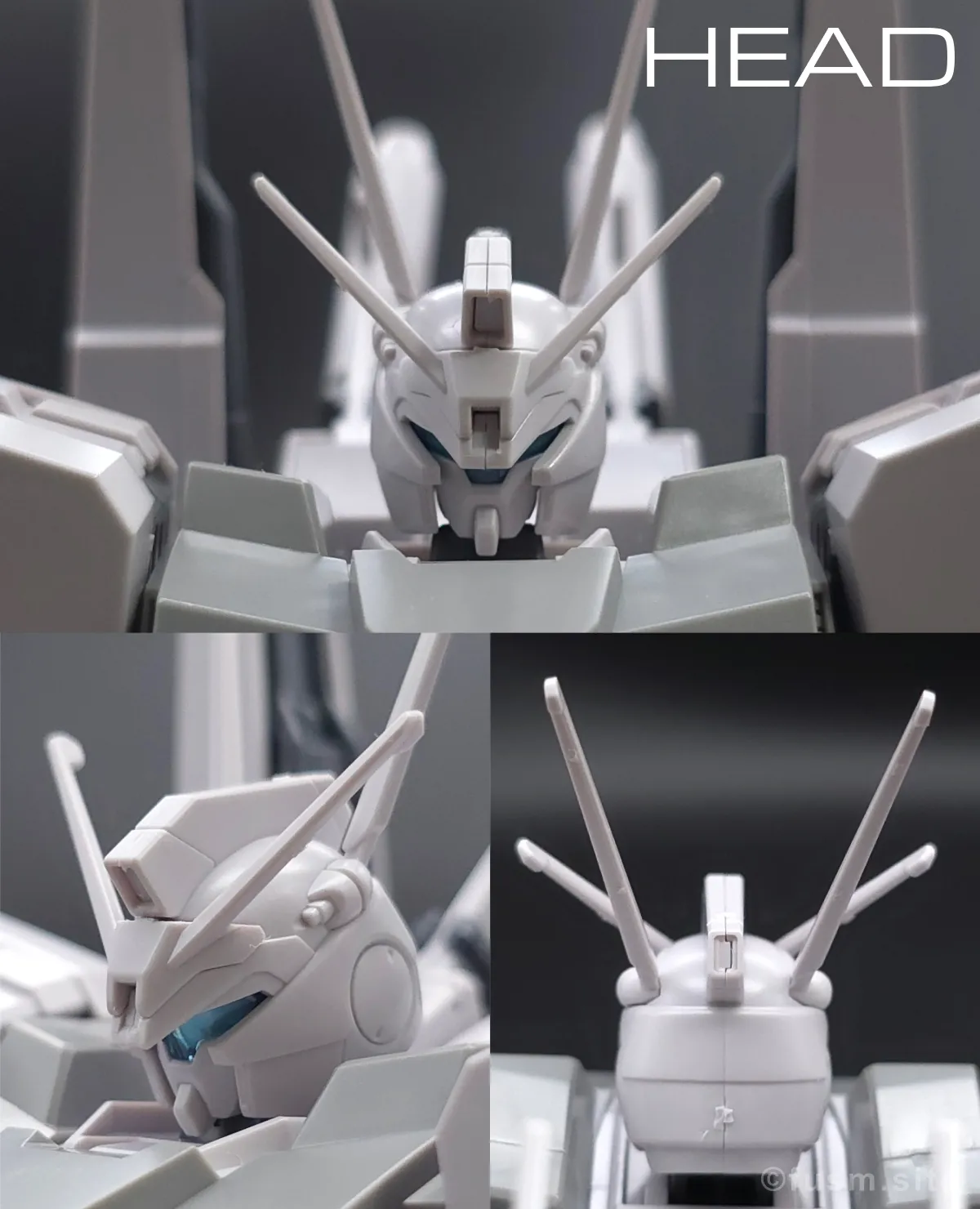 HGUC シルヴァ・バレト レビュー 頭部ディテール 01
