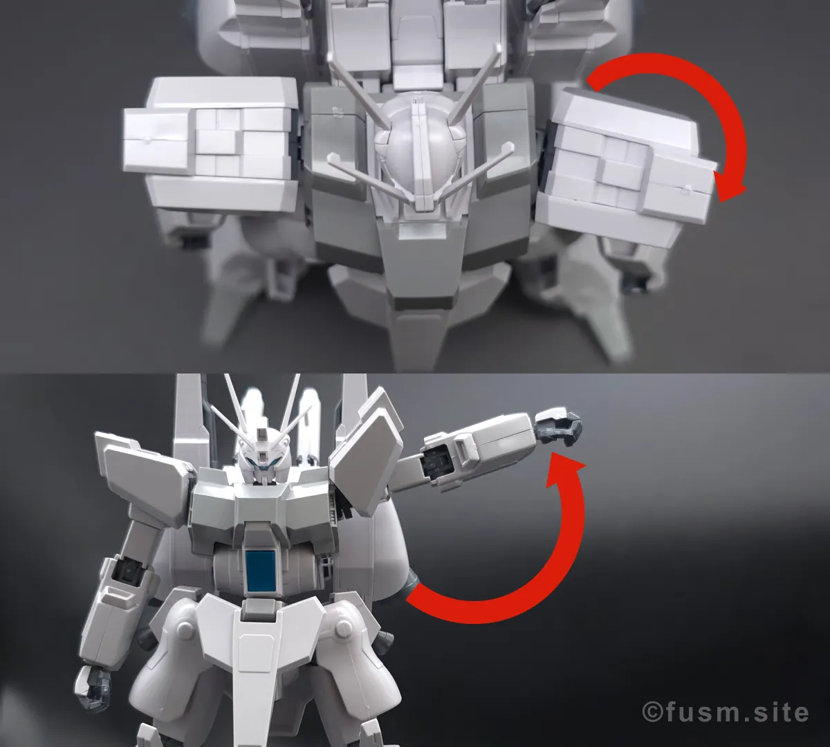 HGUC シルヴァ・バレト レビュー 肩ディテール 可動域 01