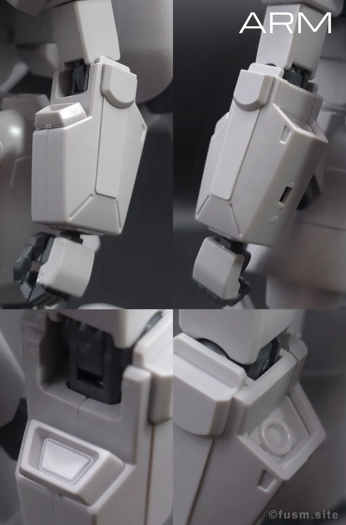 HGUC シルヴァ・バレト レビュー 腕部ディテール 01
