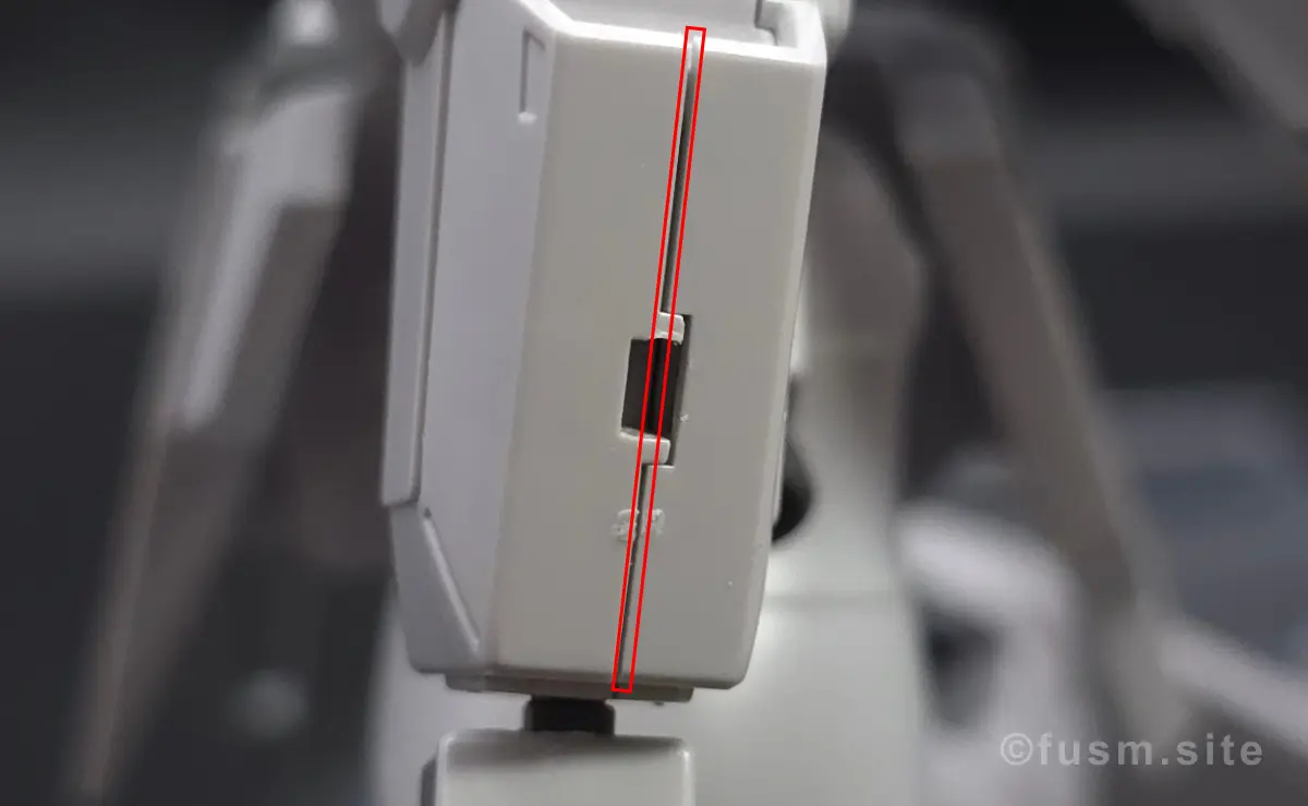 HGUC シルヴァ・バレト レビュー 腕部ディテール 合わせ目 1