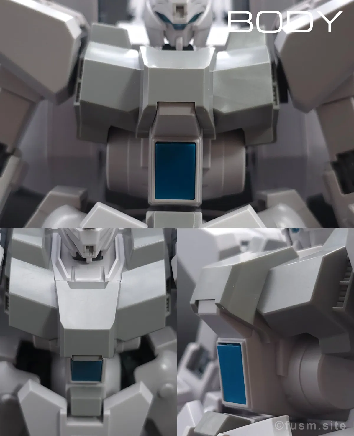 HGUC シルヴァ・バレト レビュー 胴体ディテール 01