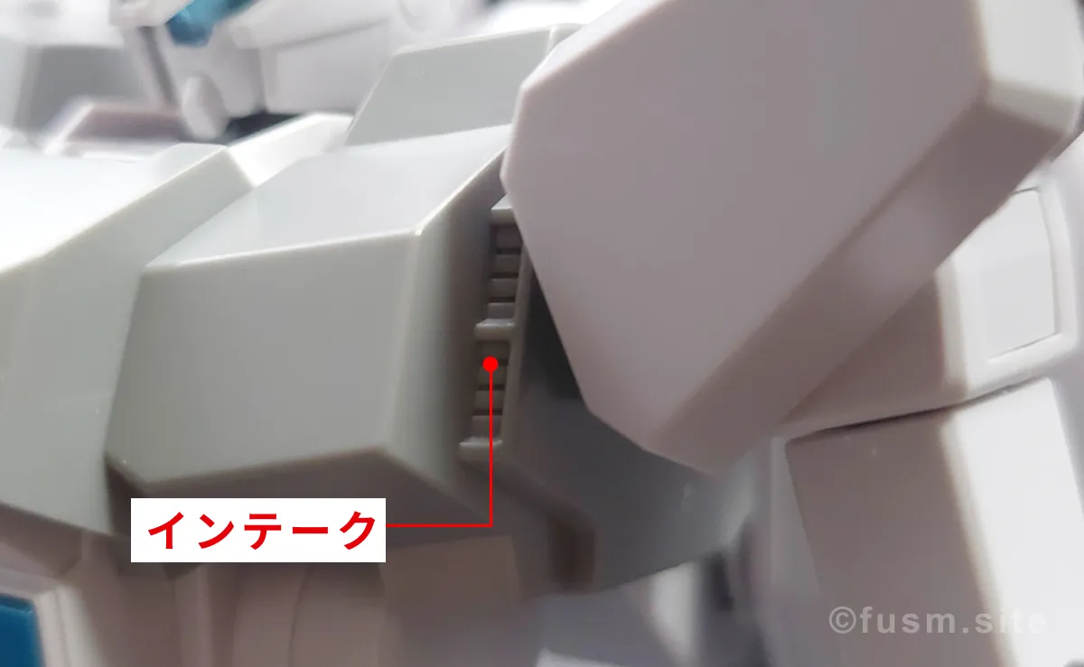 HGUC シルヴァ・バレト レビュー 胴体ディテール 02