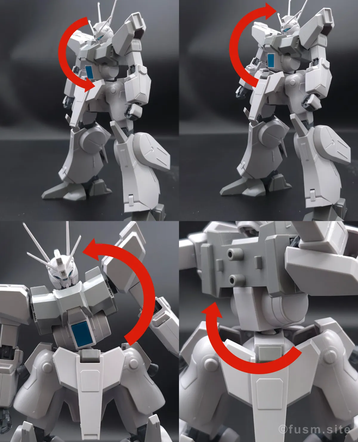HGUC シルヴァ・バレト レビュー 胴体ディテール 可動域 01