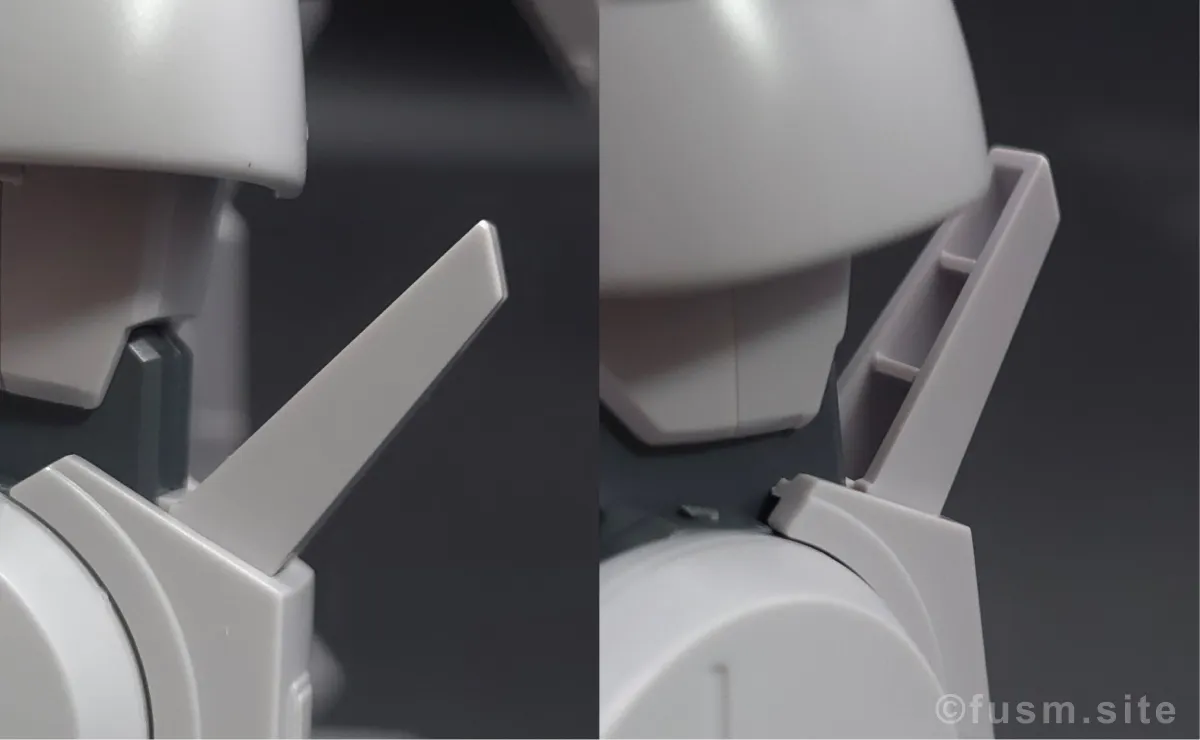 HGUC シルヴァ・バレト レビュー 脚部ディテール 02