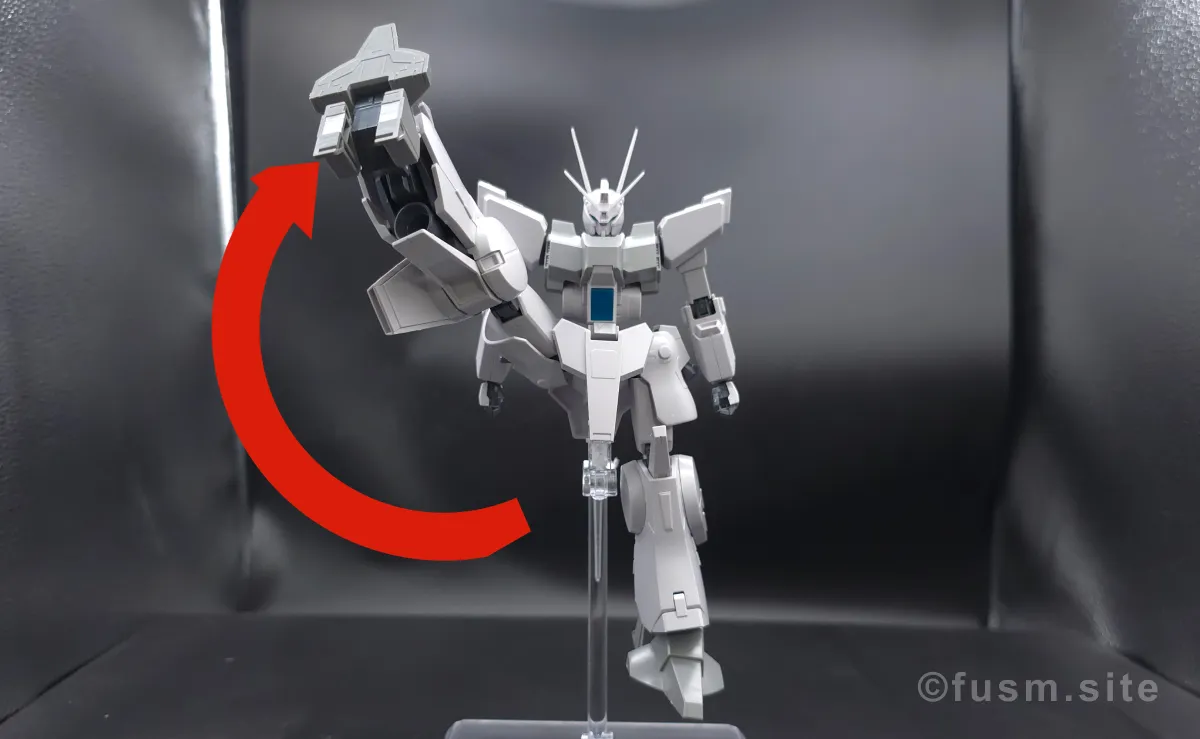 HGUC シルヴァ・バレト レビュー 脚部ディテール 可動域 03