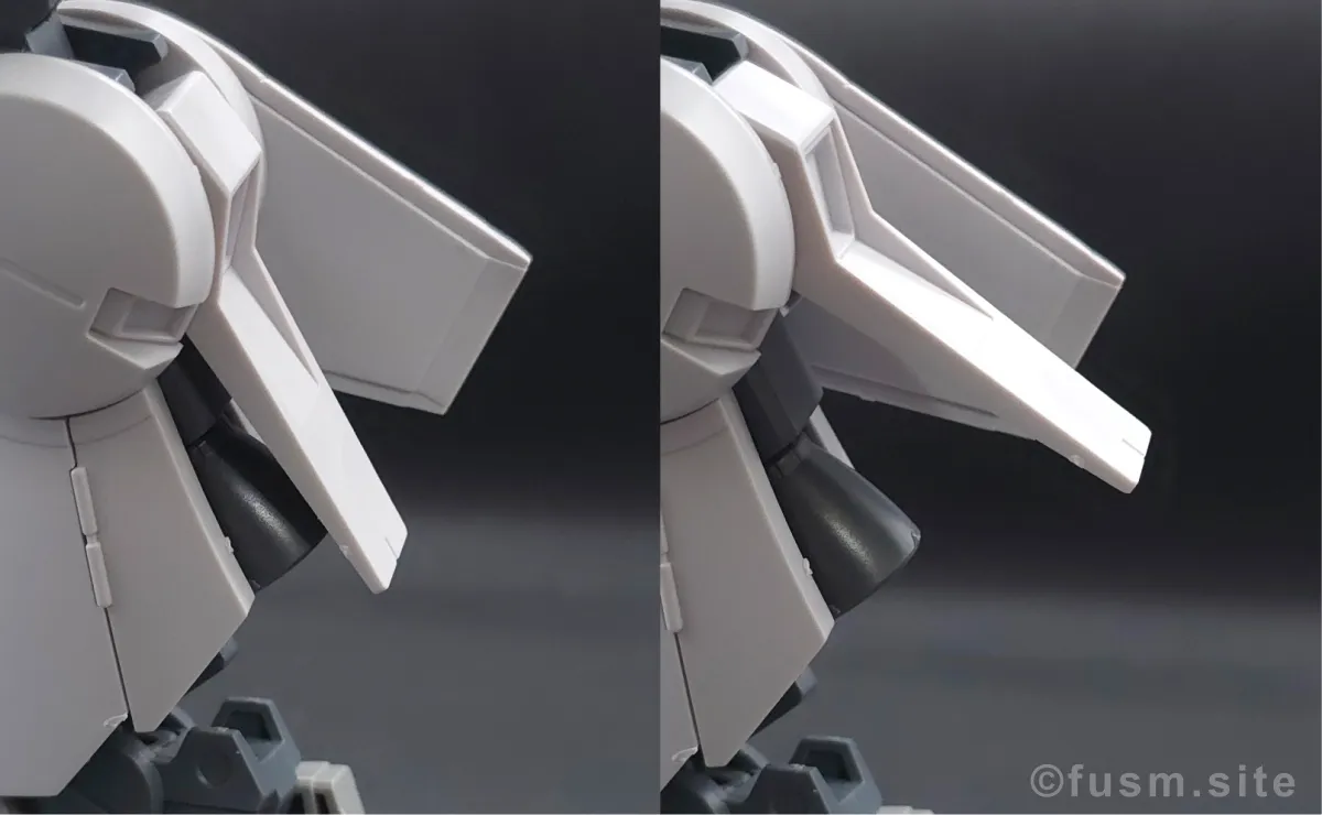 HGUC シルヴァ・バレト レビュー 脚部ディテール 可動域 05