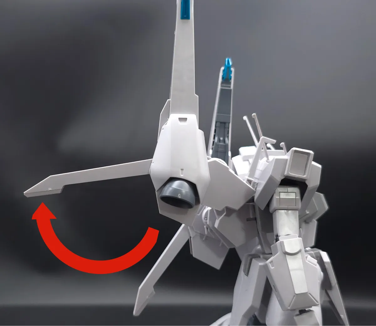 HGUC シルヴァ・バレト レビュー バックパックレビュー 可動域 03