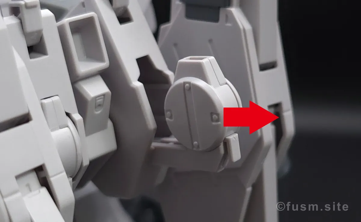 HGUC シルヴァ・バレト レビュー バックパックレビュー 可動域 06