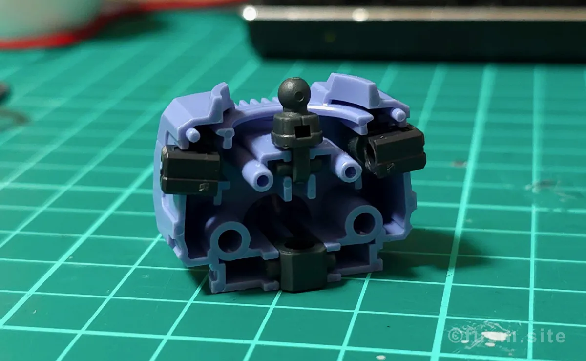 HGUC ヅダ レビュー パーツ・構造・組み立て 01