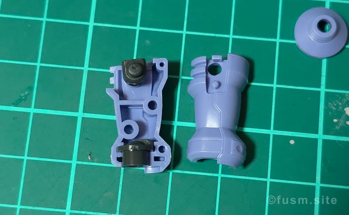 HGUC ヅダ レビュー パーツ・構造・組み立て 06