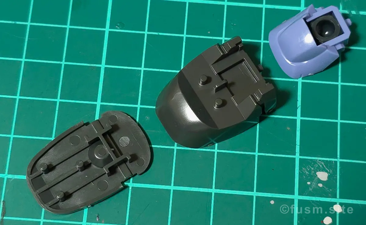HGUC ヅダ レビュー パーツ・構造・組み立て 07