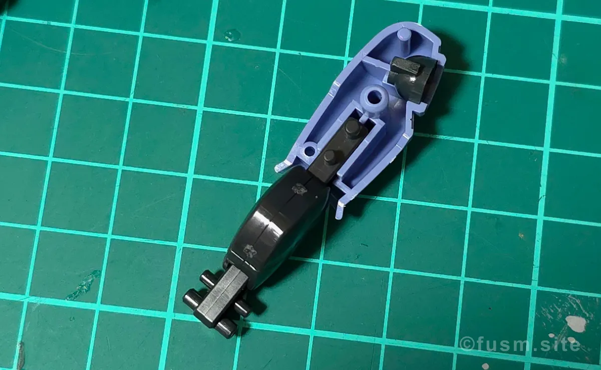 HGUC ヅダ レビュー パーツ・構造・組み立て 08