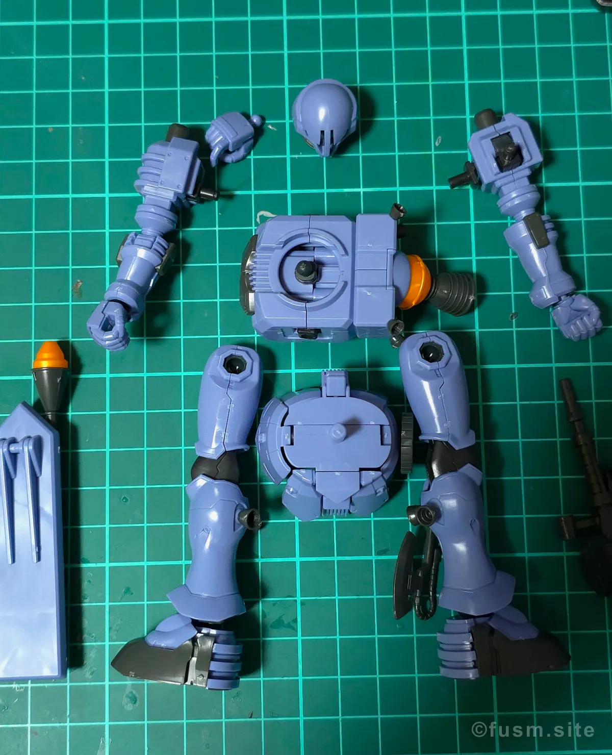 HGUC ヅダ レビュー パーツ・構造・組み立て 12