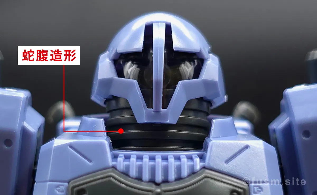 HGUC ヅダ レビュー 頭部ディテール 02