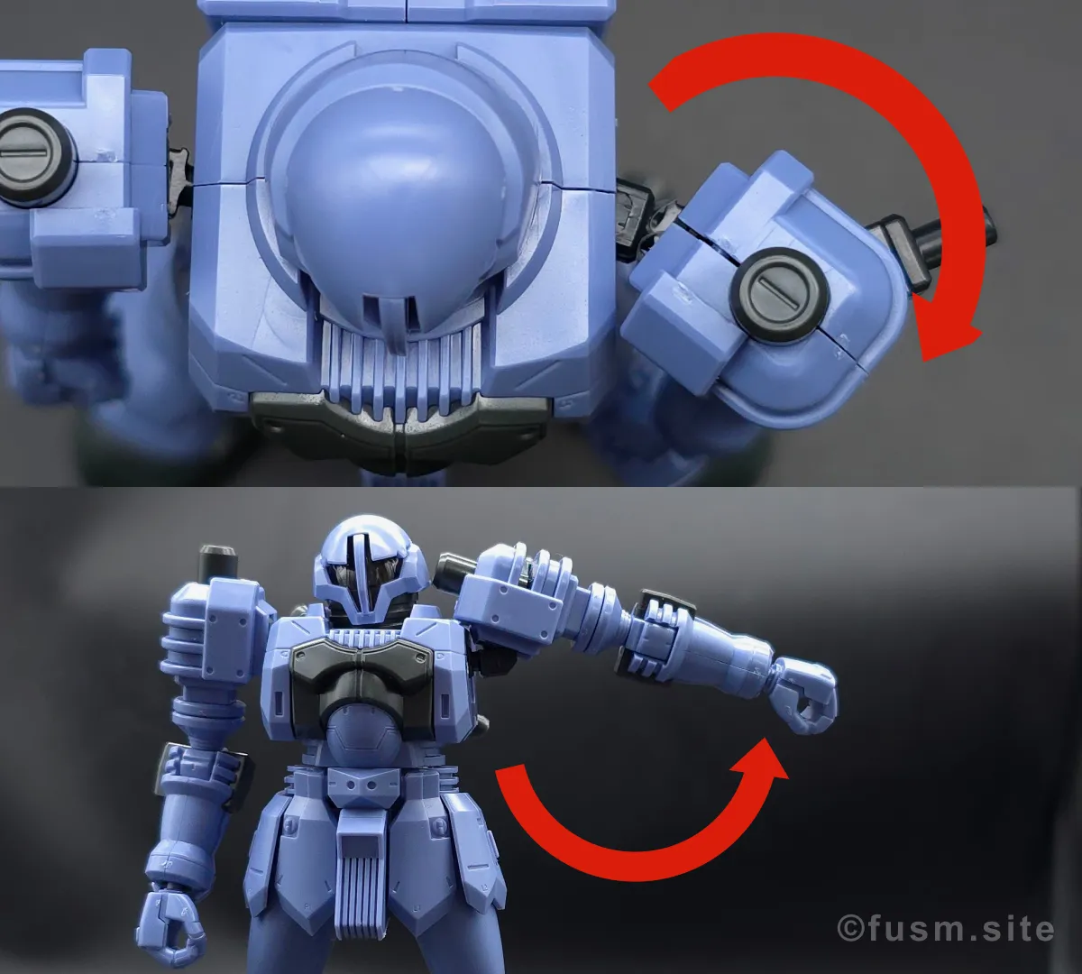 HGUC ヅダ レビュー 肩ディテール 可動域 01
