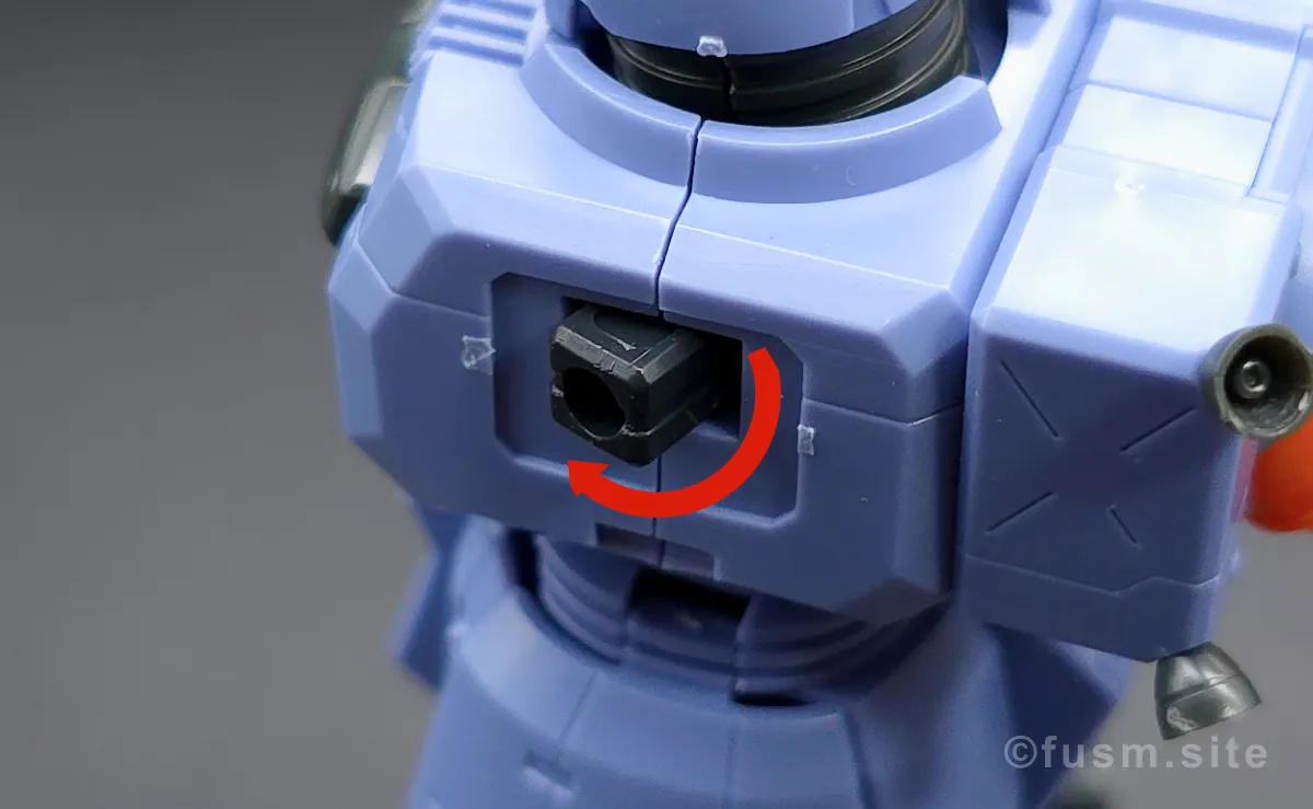HGUC ヅダ レビュー 肩ディテール 可動域 02