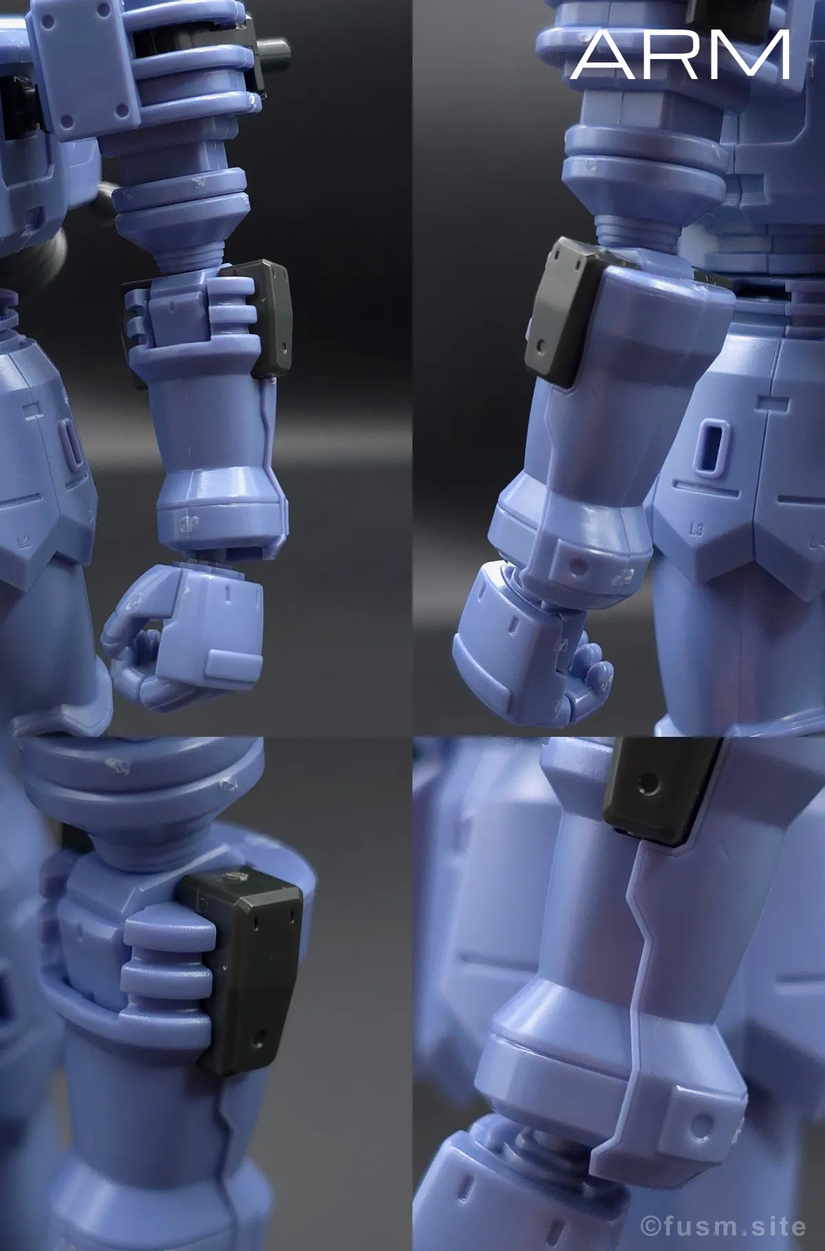 HGUC ヅダ レビュー 腕部ディテール 01