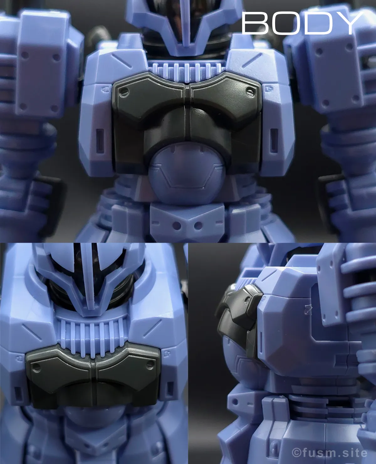HGUC ヅダ レビュー 胴体ディテール 01