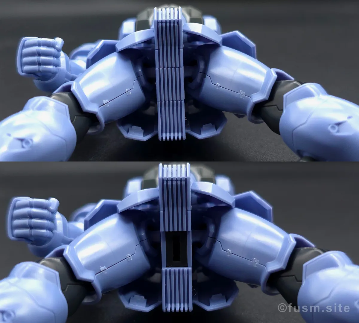 HGUC ヅダ レビュー 胴体ディテール 05