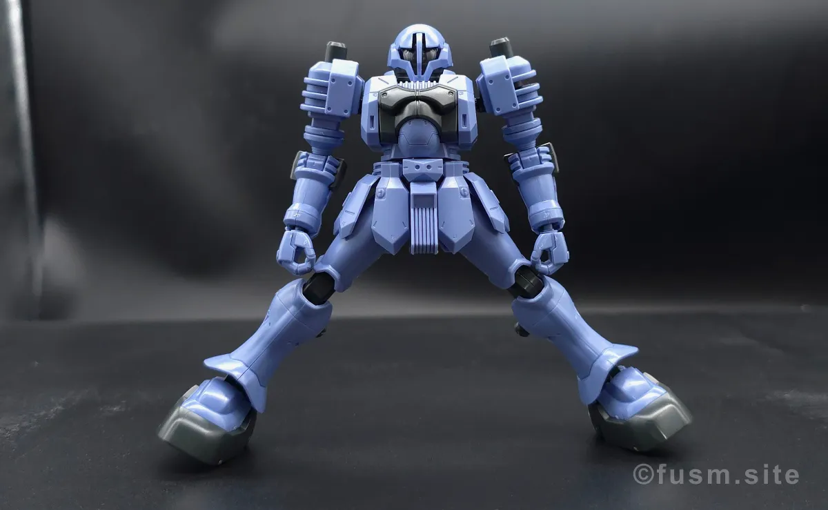 HGUC ヅダ レビュー 胴体ディテール 可動域 03