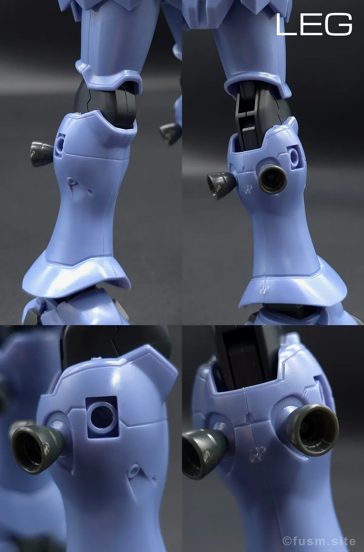 HGUC ヅダ レビュー 脚部ディテール 01